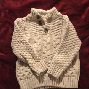 EUC cream colored warm sweater pullover